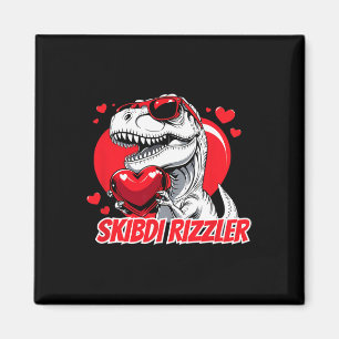 Imán Skibidi Rizzler Trex Valentine Meme Me Regala Grac