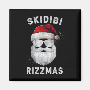 Imán Skibidi Rizzmas Navidad Rizz Santa Claus Carisma