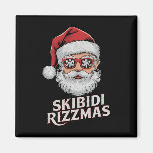Imán Skibidi Rizzmas Navidades Santa Claus Merry Rizz M