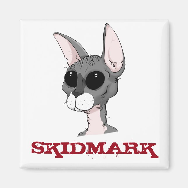 Imán Skidmark the Cat Magnet (Frente)