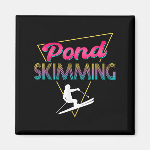 Imán Skimmer de estanques de esquí Retro Pond Skimming