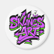 SklinesArt – Logotipo de Grafiti Audaz