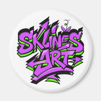Imán SklinesArt – Logotipo de Grafiti Audaz