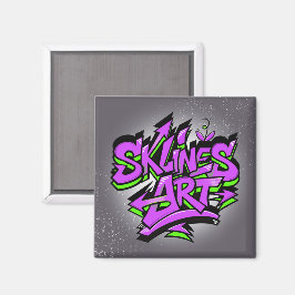 Imán SklinesArt – Logotipo de Grafiti Audaz