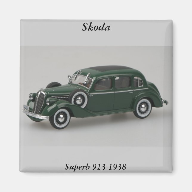 Imán Skoda Superb 913 1938 Magnet (Frente)