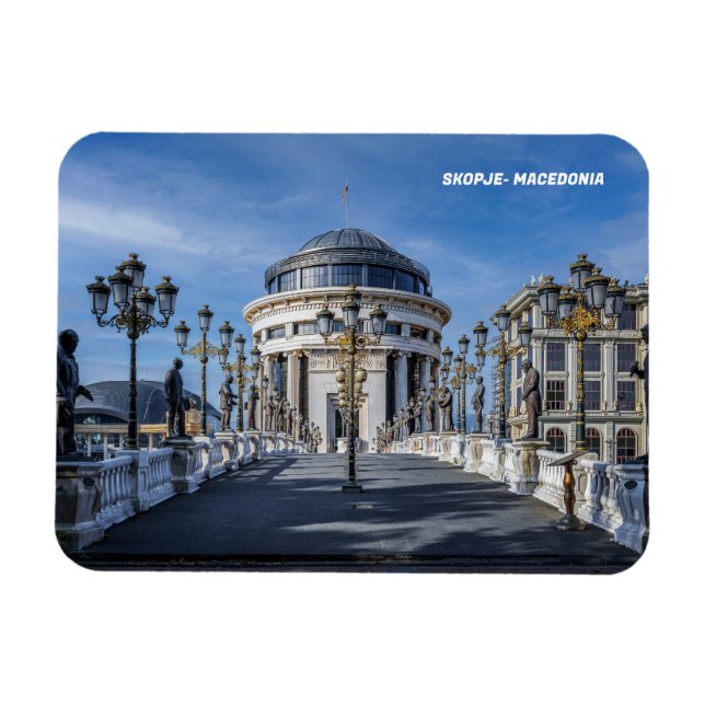 Imán SKOPJE - Mimán de Macedonia (Horizontal)