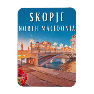 Imán Skopje, ville des ponts