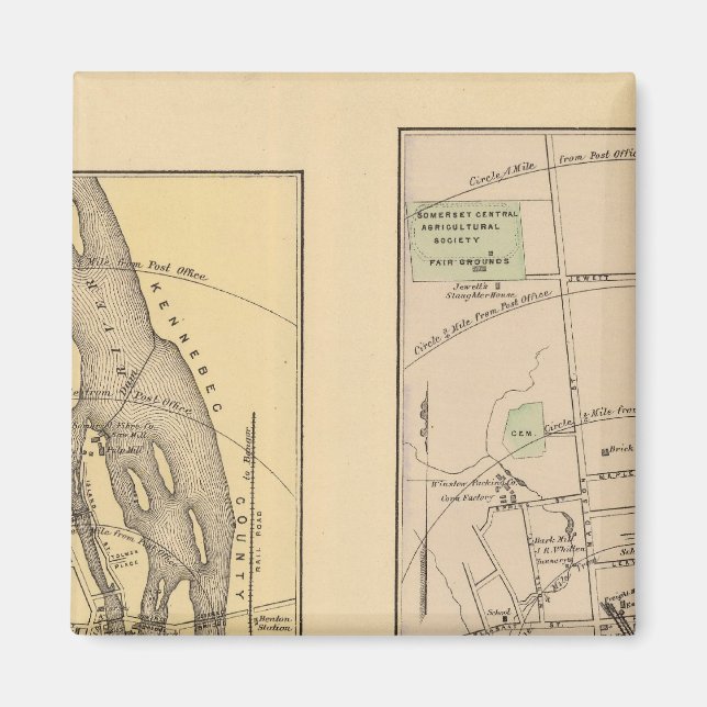 Imán Skowhegan, Fairfield (Frente)