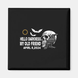 Imán Skull Crow Hello Darkness My Old Friar Ecli