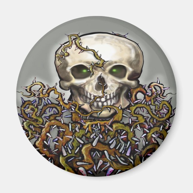 Imán Skull-n-Thorns (Frente)