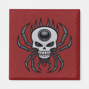 Imán Skull Spider