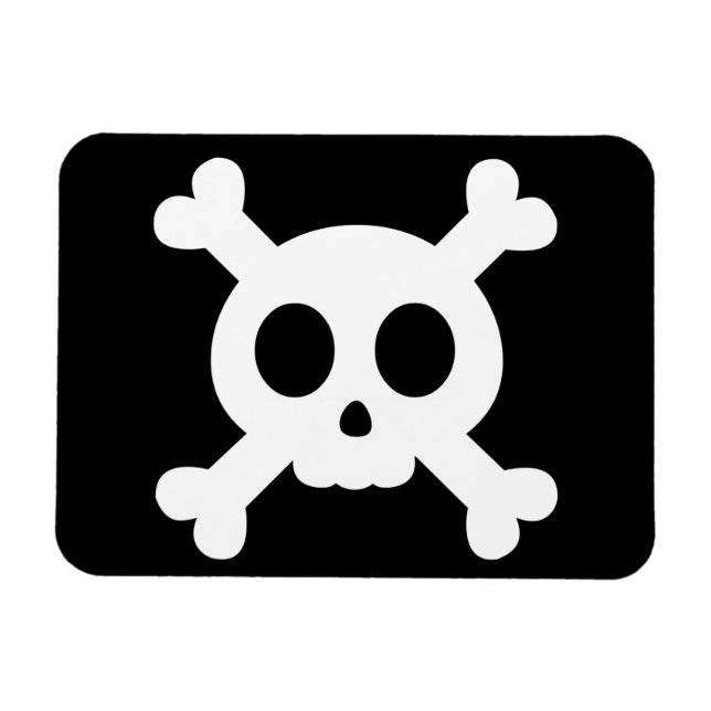 Imán Skull y Crossbone (Horizontal)