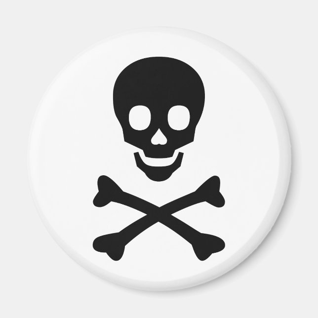 Imán Skull y Crossbone (Frente)