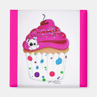 Imán Skullie Cupcake Magnet