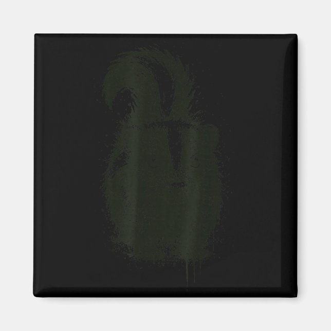 Imán Skunk Ink Art Nge Aesthetic Pest Forest Animal Rtr (Frente)
