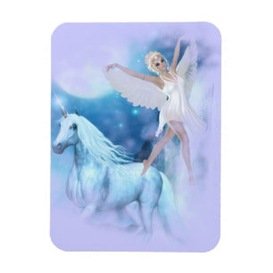 Imán Sky Faerie Aspárrs y Unicorn Vignette