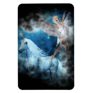 Imán Sky Faerie Aspárrs y Unicorn Vignette