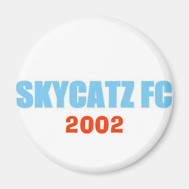 Imán SKYCATZFC TEXTO 2002 Magnet (Frente)