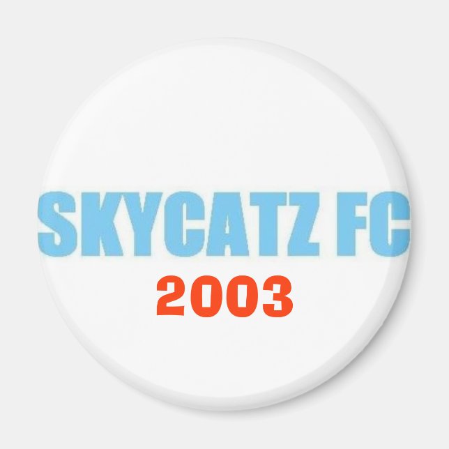 Imán SKYCATZFC TEXTO 2003 Magnet (Frente)