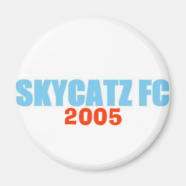 Imán SKYCATZFC TEXTO 2005 Magnet (Frente)