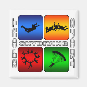 Imán Skydiving espectacular