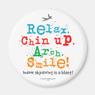 Imán ¡Skydiving interior es una ráfaga!