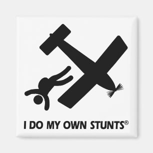 Imán Skydiving mis propios trucos