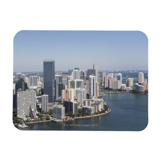 Imán Skyline 3 de Miami (Horizontal)