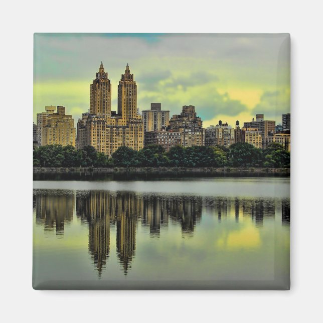 Imán Skyline Central Park de Nueva York (Frente)
