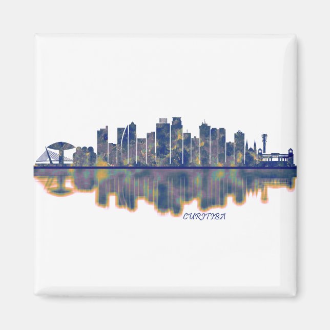 Imán Skyline Curitiba (Frente)