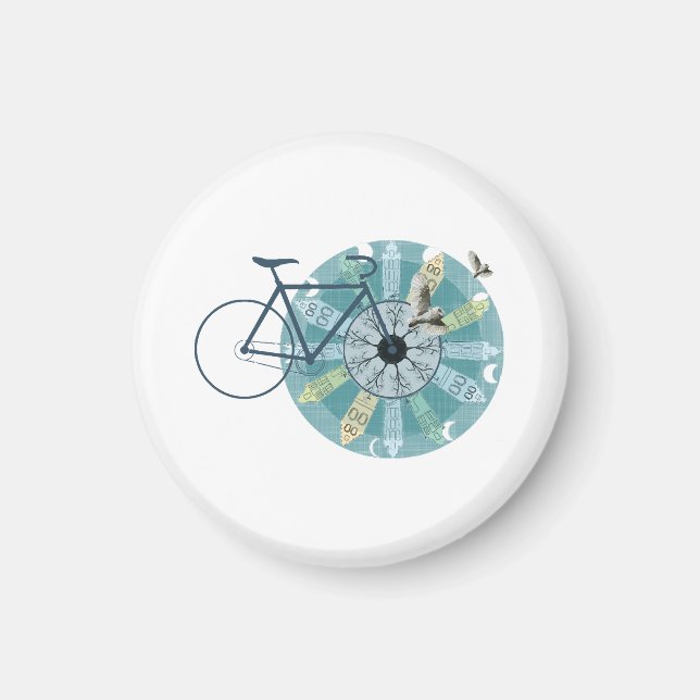 Imán Skyline de Ámsterdam (Frente)