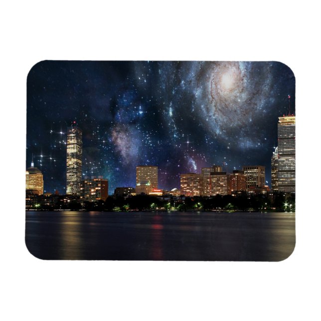 Imán Skyline de Boston (Horizontal)