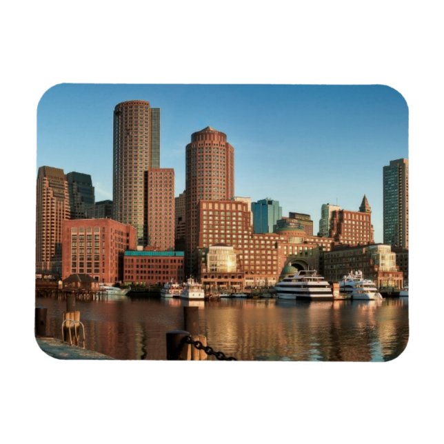 Imán Skyline de Boston (Horizontal)
