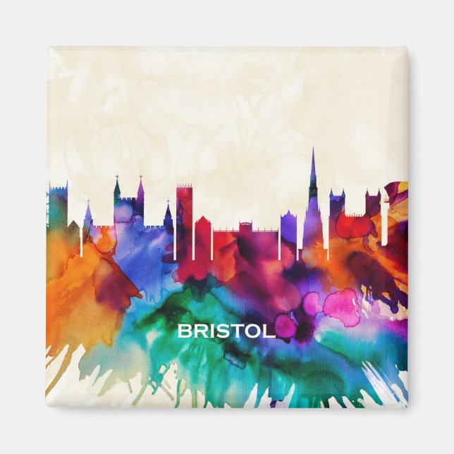 Imán Skyline de Bristol (Frente)