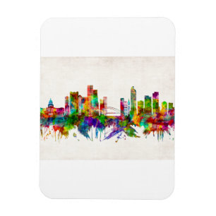 Imán Skyline de Denver Colorado