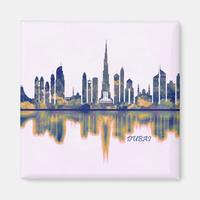 Imán Skyline de Dubai (Frente)