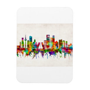 Imán Skyline de Madrid España