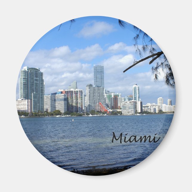 Imán Skyline de Miami (Frente)