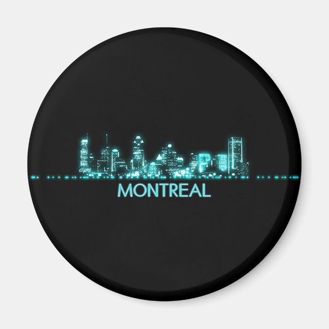 Imán Skyline de Montreal (Frente)