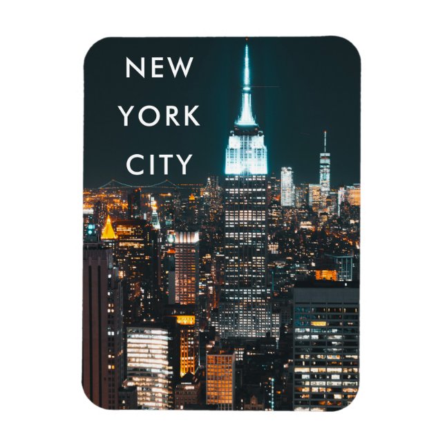 Imán Skyline de Nueva York (Vertical)