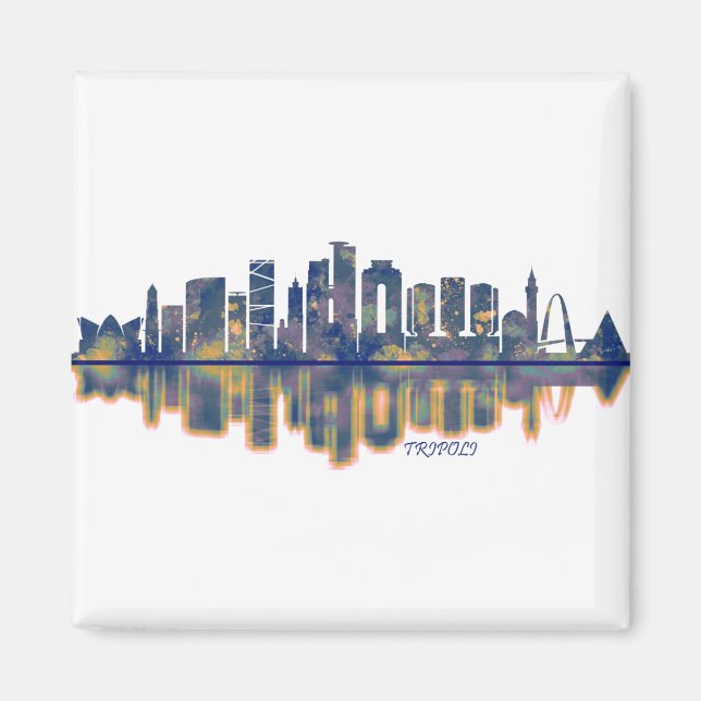 Imán Skyline de Trípoli (Frente)