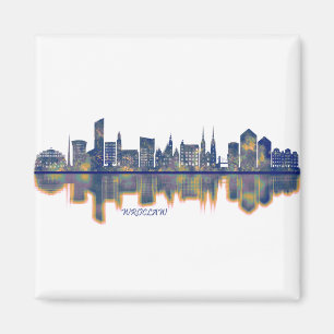 Imán Skyline de Wroclaw