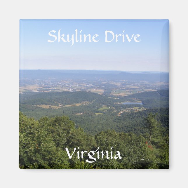 Imán Skyline Drive (Frente)