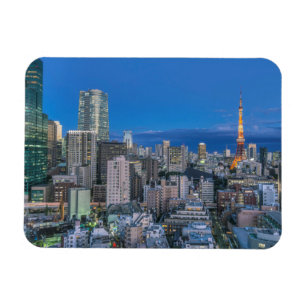 Imán Skyline en el ocaso