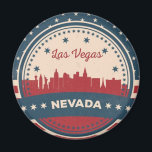 Imán Skyline Retro Las Vegas<br><div class="desc">El Retro Las Vegas Skyline es una excelente manera de mostrar tu amor y orgullo por tu ciudad.</div>