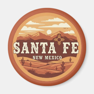 Imán Skyline Santa Fe Viaje Nuevo México