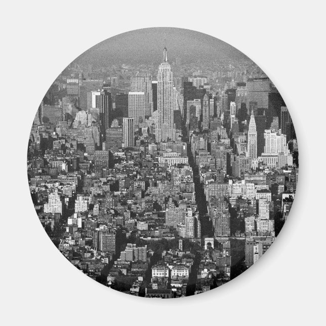 Imán Skyline USA en Nueva York, 1987 (Frente)