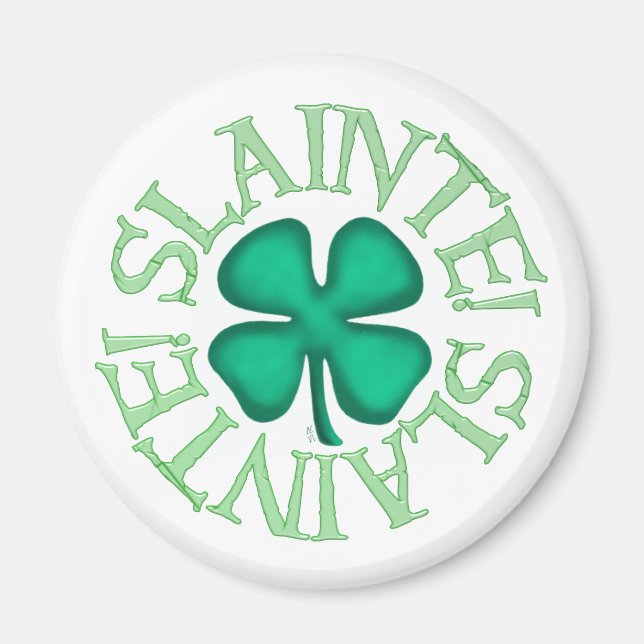 Imán ¡Slainte! (Frente)