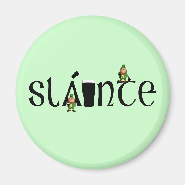 Imán Slainte Gaelic (Frente)