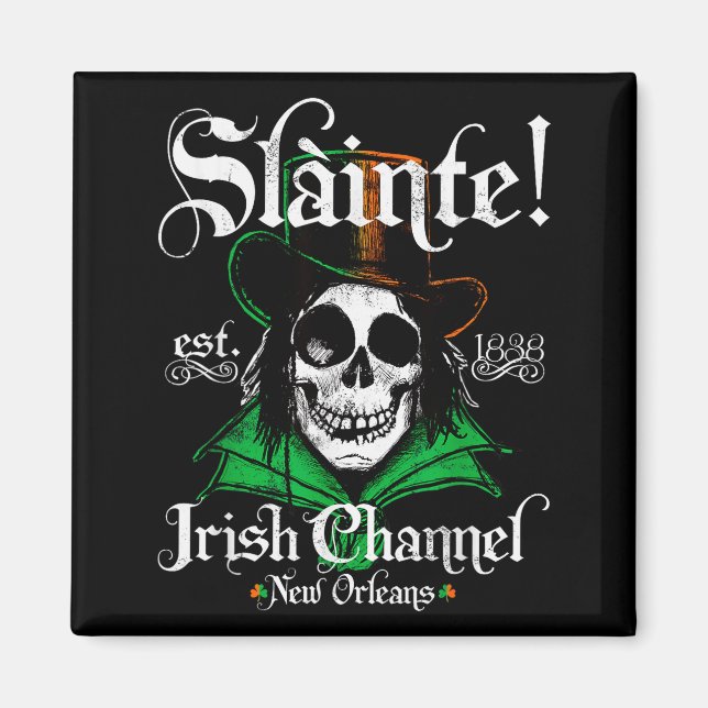 Imán Slainte Irish Channel New Orleans St Patricks Day  (Frente)